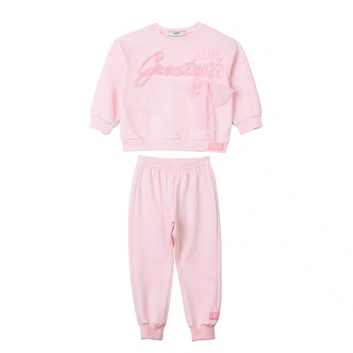 Conjunto Moletom Ballet Rosa Soft Anime
