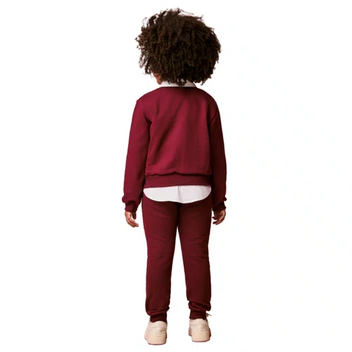 Conjunto Moletom Bear Time Cranberry Juice Momi