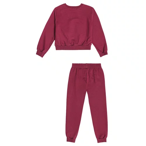 Conjunto Moletom Bear Time Cranberry Juice Momi