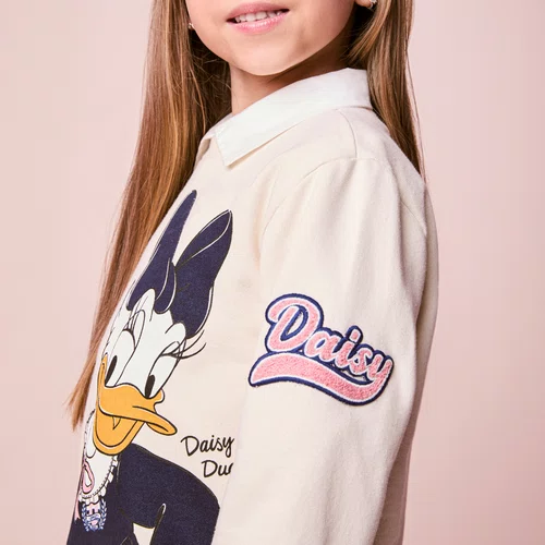 Conjunto Moletom e Legging Daisy Off e Marinho Momi