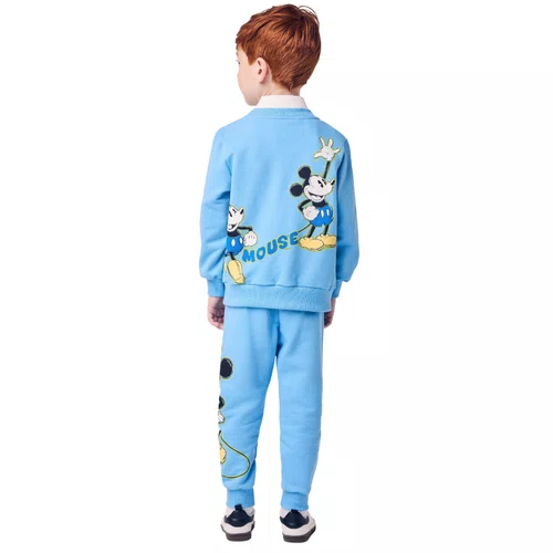 Conjunto Moletom Mickeys Azul Celeste Youccie