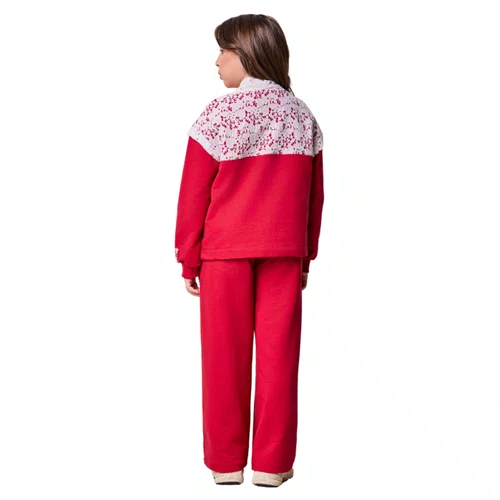 Conjunto Moletom Minnie Vermelho e Renda Off Anime