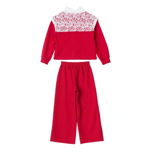 Conjunto Moletom Minnie Vermelho e Renda Off Anime