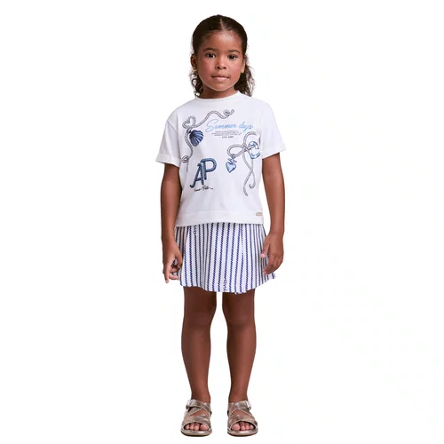 Conjunto Navy Listrinhas Hope Branco Anime