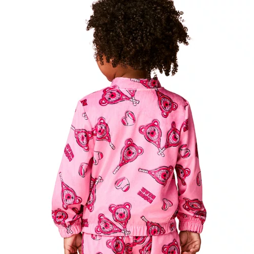 Conjunto Plush Ursa Raquetes Chiclete Momi