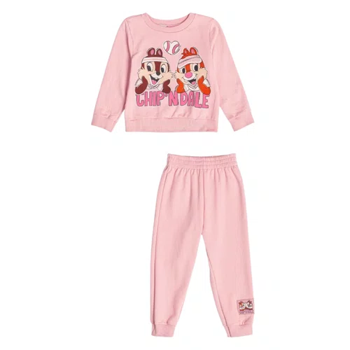 Conjunto Tico e Teco Strass Rosa Quartzo Momi