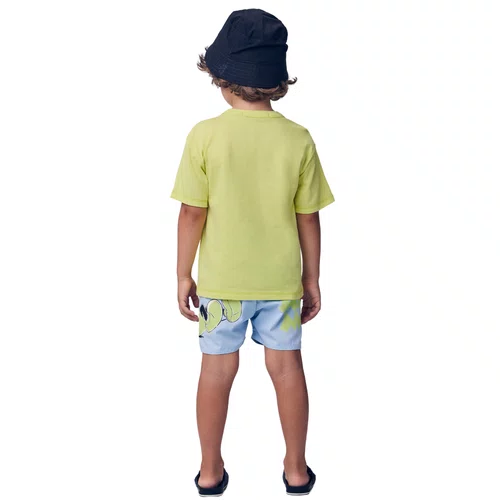 Conjunto Verde Melao Azul Mickey Youccie