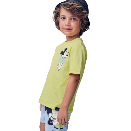 Conjunto Verde Melao Azul Mickey Youccie