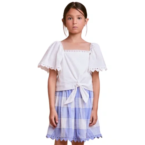 Conjunto Xadrez Azul Com Sianinha De Corações Anime