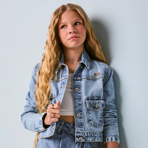 Jaqueta Deninm Básica Jeans Authoria