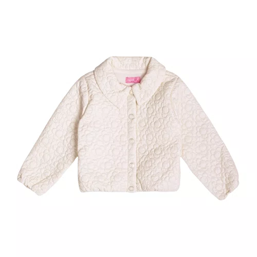 Jaqueta Matelasse Flores Off White Bomber Momi