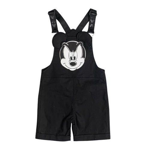 Jardineira Sarja Mickey Preto Youccie