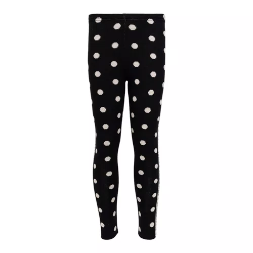 Legging Tricot Poá Preto Pituchinhus
