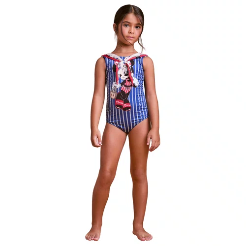 Maio Com Lenço Navy Minnie Anime