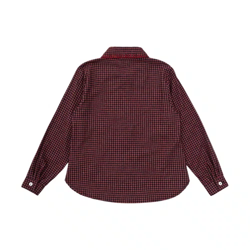 Maxi Camisa Xadrez Patche Cachorrinho Pituchinhus