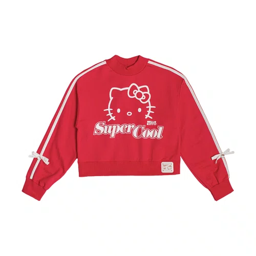 Moletom Hello Kitty Super Cool Vermelho Authoria