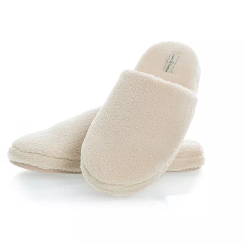 Pantufa Chinelo Easy Colors Fleece Bege Daniela Tombini