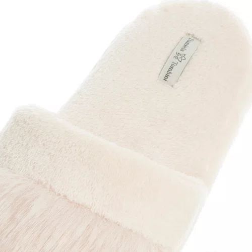 Pantufa Chinelo Gianne Bege Pelinho Daniela Tombini