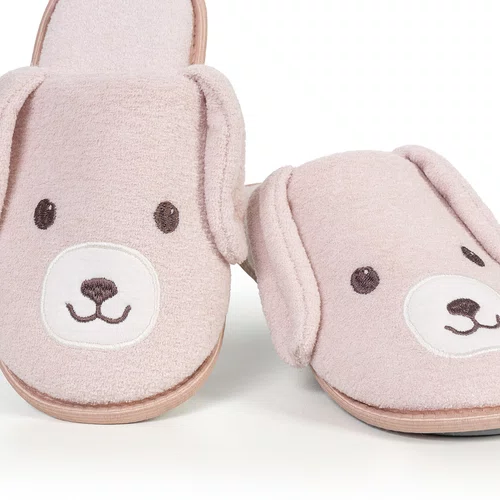 Pantufa Dog Rosê Kids Cor com Amor