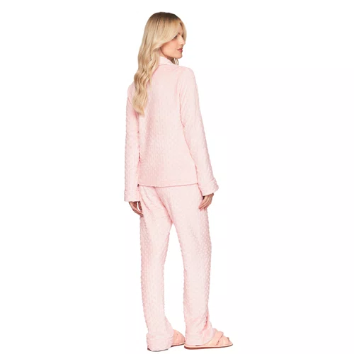 Pijama Aberto Feminino em Fleece Get Warm Lua Luá