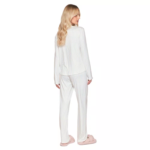 Pijama Aberto Feminino Longo All Print Beauty Flow Lua Luá