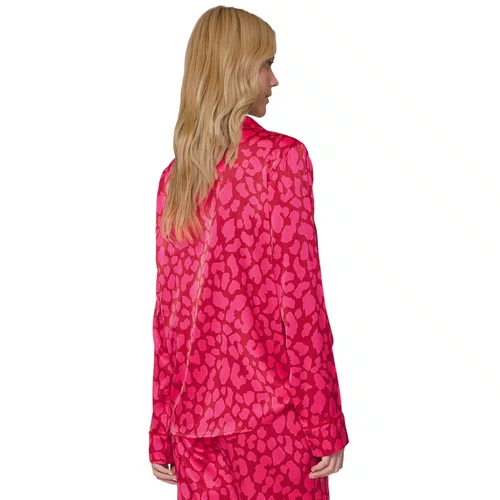 Pijama Aberto Longo Wild Pink Lua Lua