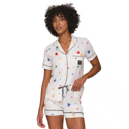 Pijama Aberto Short Magic Wishes Lua Lua