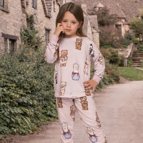 Pijama Baby Sweet In Berries Ursinhos Lua Lua