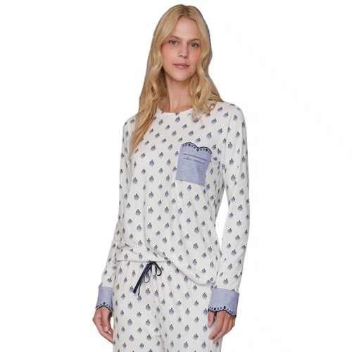 Pijama Comfort Feminino Soft Blue Lua Lua