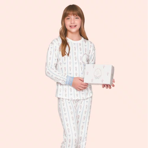 Pijama Comfort Infantil Feminino Beauty Flow Lua Luá