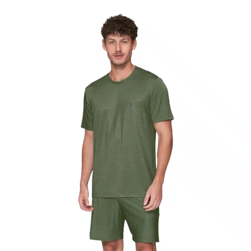 Pijama Curto Classic Masculino Ease Cactus Lua Luá