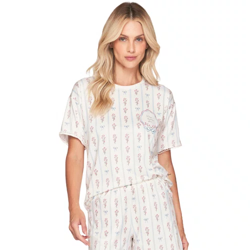 Pijama Curto Feminino All Print Beauty Flow Lua Luá