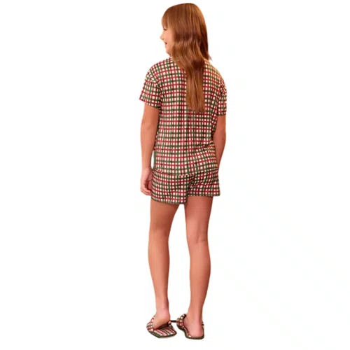 Pijama Curto Infantil Menina Christmas Night Lua Lua