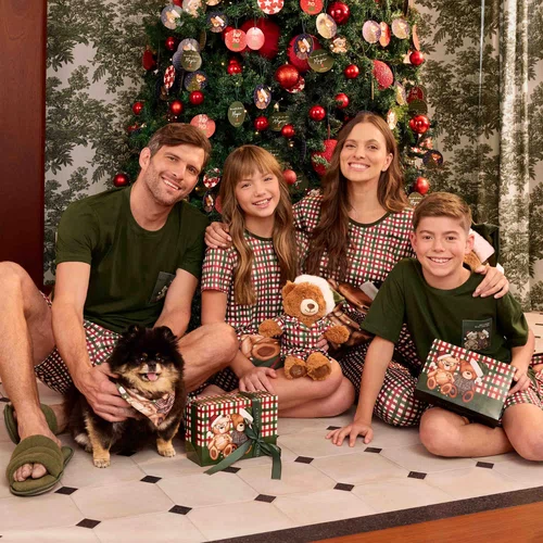 Pijama Curto Infantil Menina Christmas Night Lua Lua