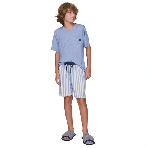Pijama Curto Infantil Menino Best Time Ever Lua Lua