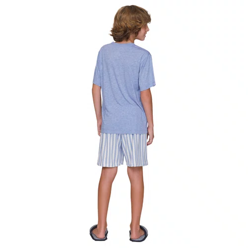 Pijama Curto Infantil Menino Best Time Ever Lua Lua