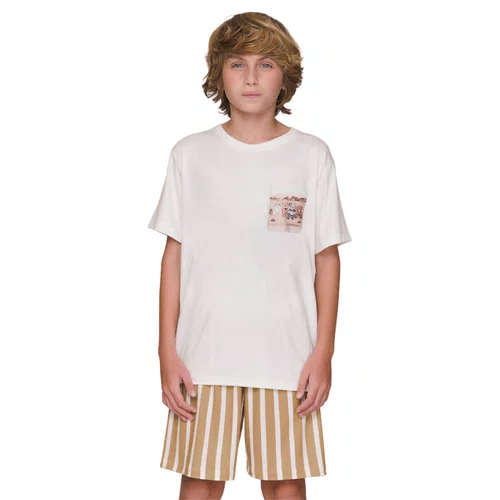Pijama Curto Infantil Menino Hiden Place Off Lua Lua
