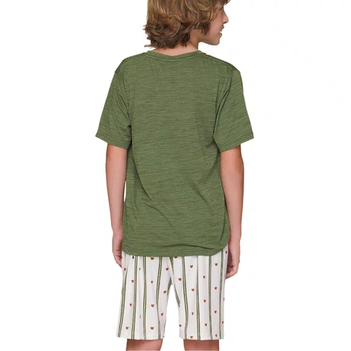 Pijama Curto Infantil Menino In Bear We Trust Lua Lua