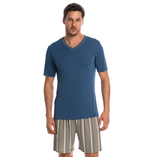 Pijama Curto MAsculino Clovis Marinho Tombini
