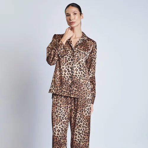 Pijama Feminino Cetim Longo Panther Revedenfant