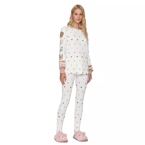 Pijama Feminino Legging Bearmily Love Lua Lua