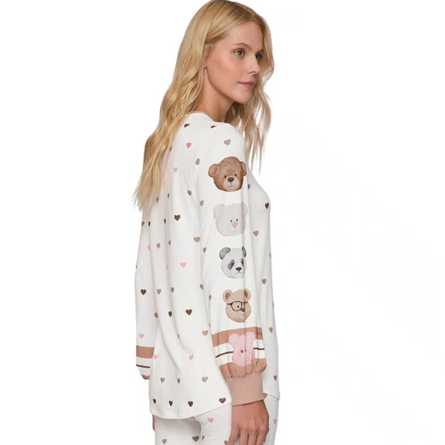 Pijama Feminino Legging Bearmily Love Lua Lua