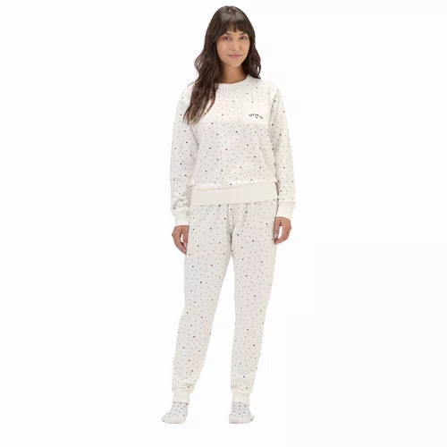 Pijama Feminino Moletinho Poás e Corações Cor com Amor