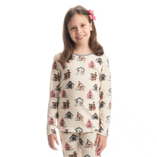 Pijama Infantil Longo Vira Latas Daniela Tombini