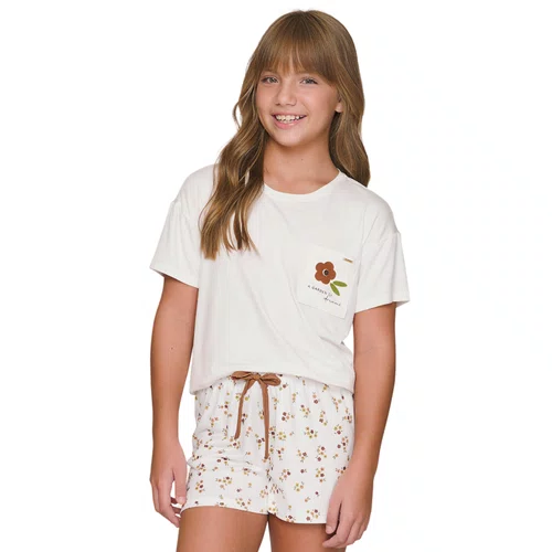Pijama Infantil Menina Curto Marigold Lua Lua