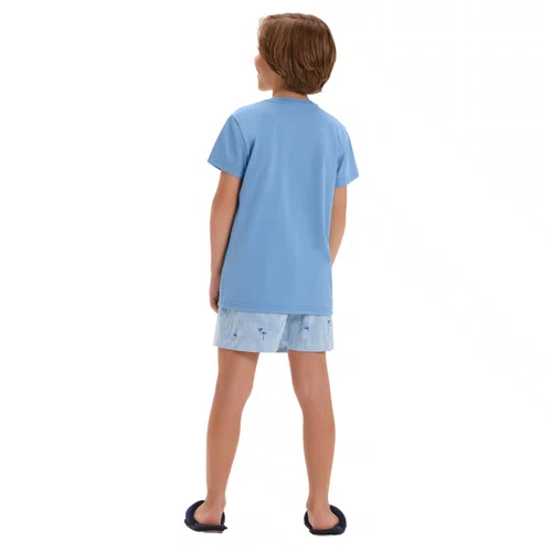 Pijama Infantil Menino Coqueiros Cor Com Amor