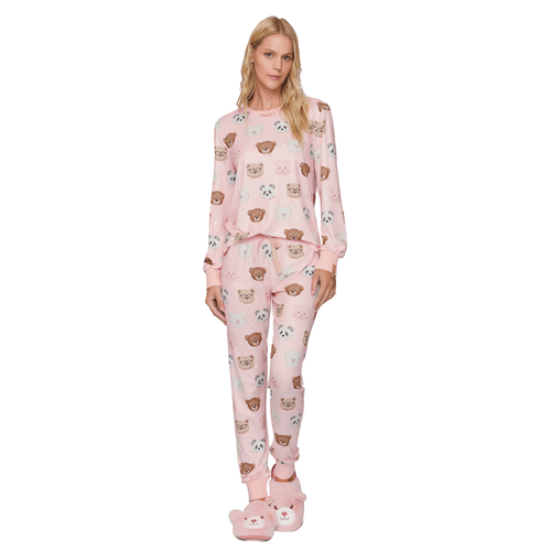 Pijama Feminino Jogger Bearmily Love Lua Lua