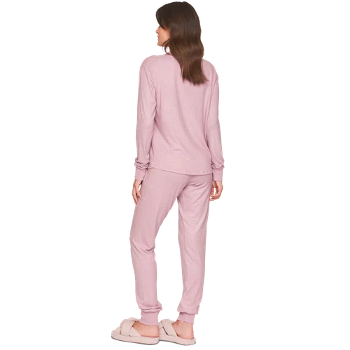 Pijama Jogger Feminino Calm Nights Rosa Lua Lua