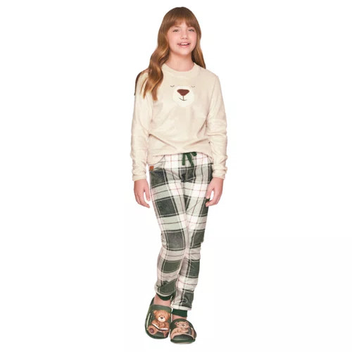 Pijama Jogger Infantil Feminino Fleece BB Moment