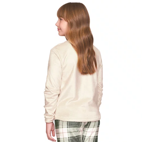 Pijama Jogger Infantil Feminino Fleece BB Moment